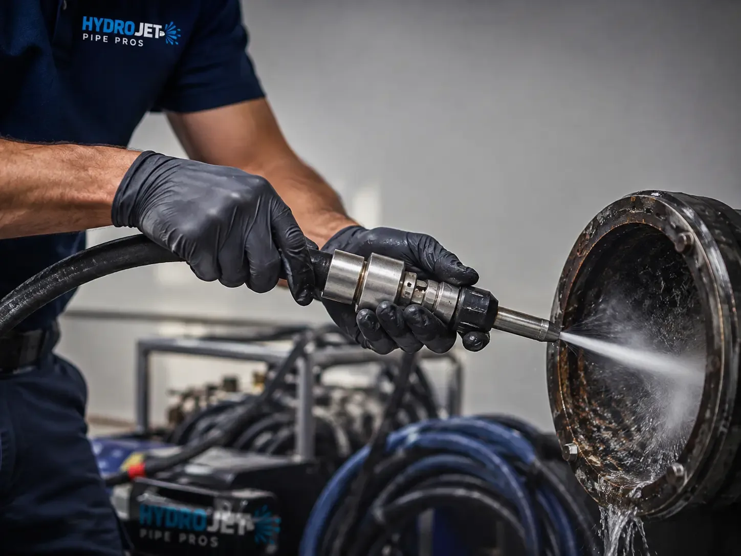 Hydro Jet Pipe Descaling in Mansfield Center, CT